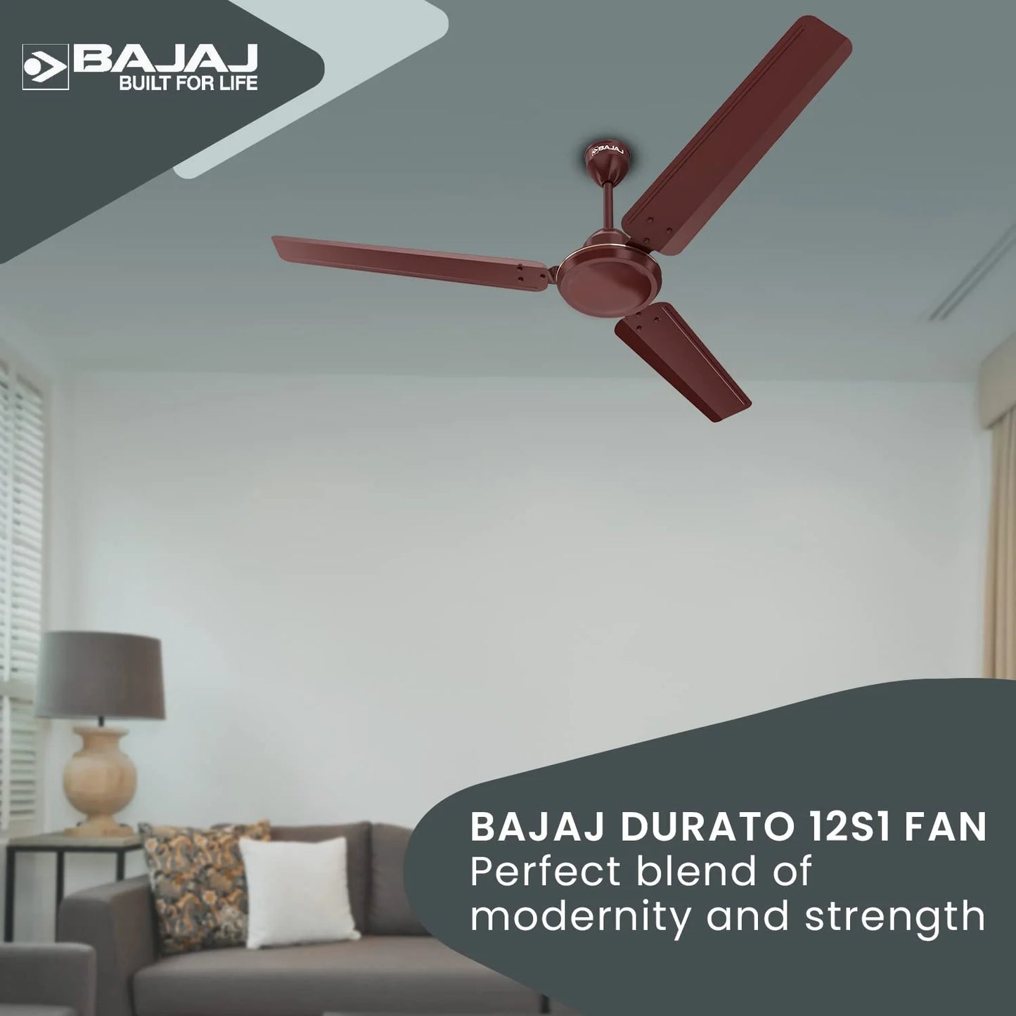 Durato 12S1 Brown Bajaj Celling fan