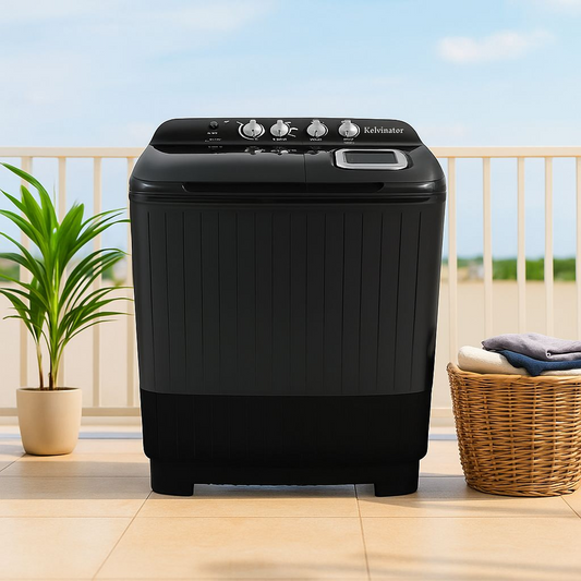 Kelvinator 12 Kg Top Loading Semi-Automatic Washing Machine, KWS C120DG