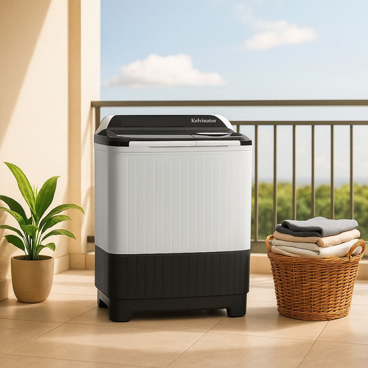 Kelvinator 8.5 Kg Semi-Automatic Top-Load Washing Machine (KWS-A850EP)