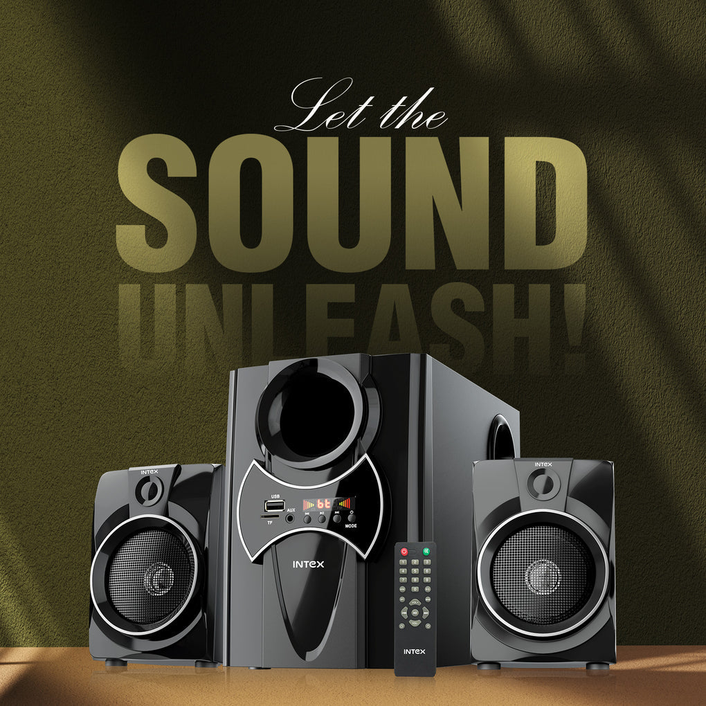 INTEX 2100 Pro FMUB | 2.1 CH Multimedia Speaker