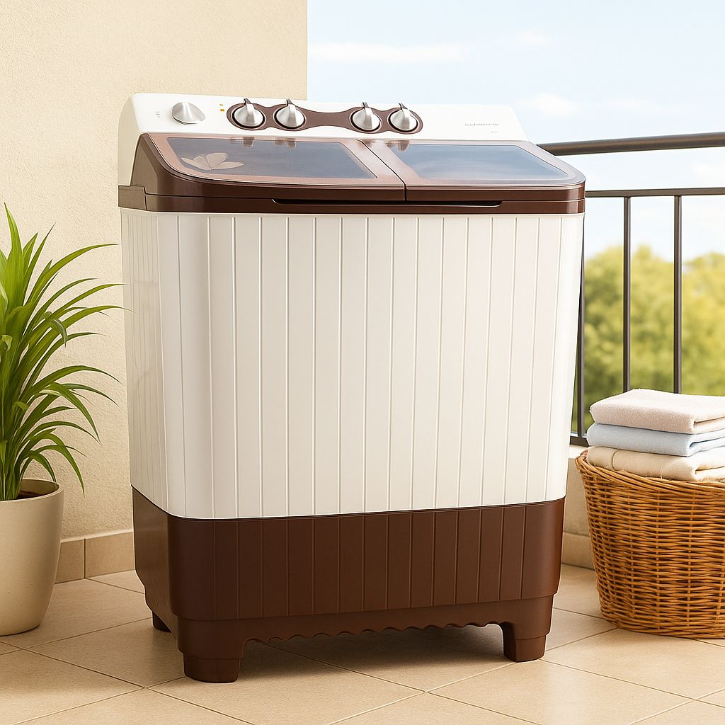 Kelvinator 8.5 Kg Semi-Automatic Top-Load Washing Machine (Model: KWS-A850CB)