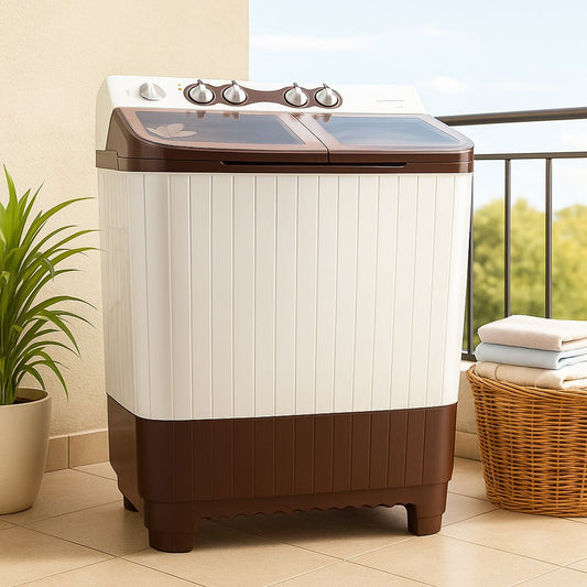 Kelvinator 8.5 Kg Semi-Automatic Top-Load Washing Machine (Model: KWS-A850CB)
