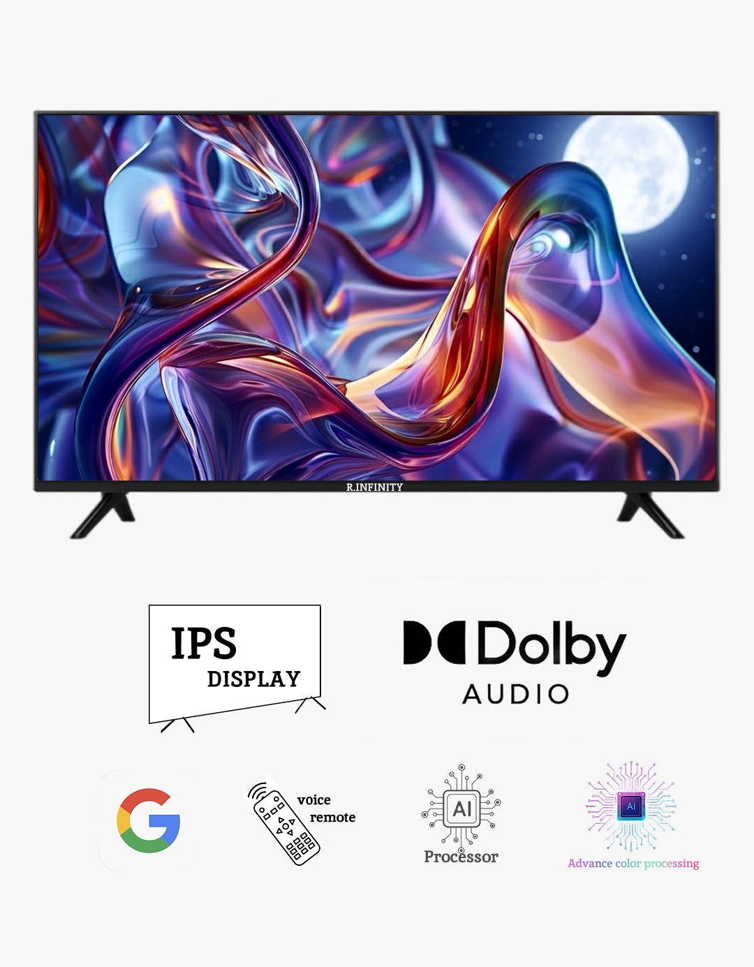 R INFINITY 43 Inch Google TV
