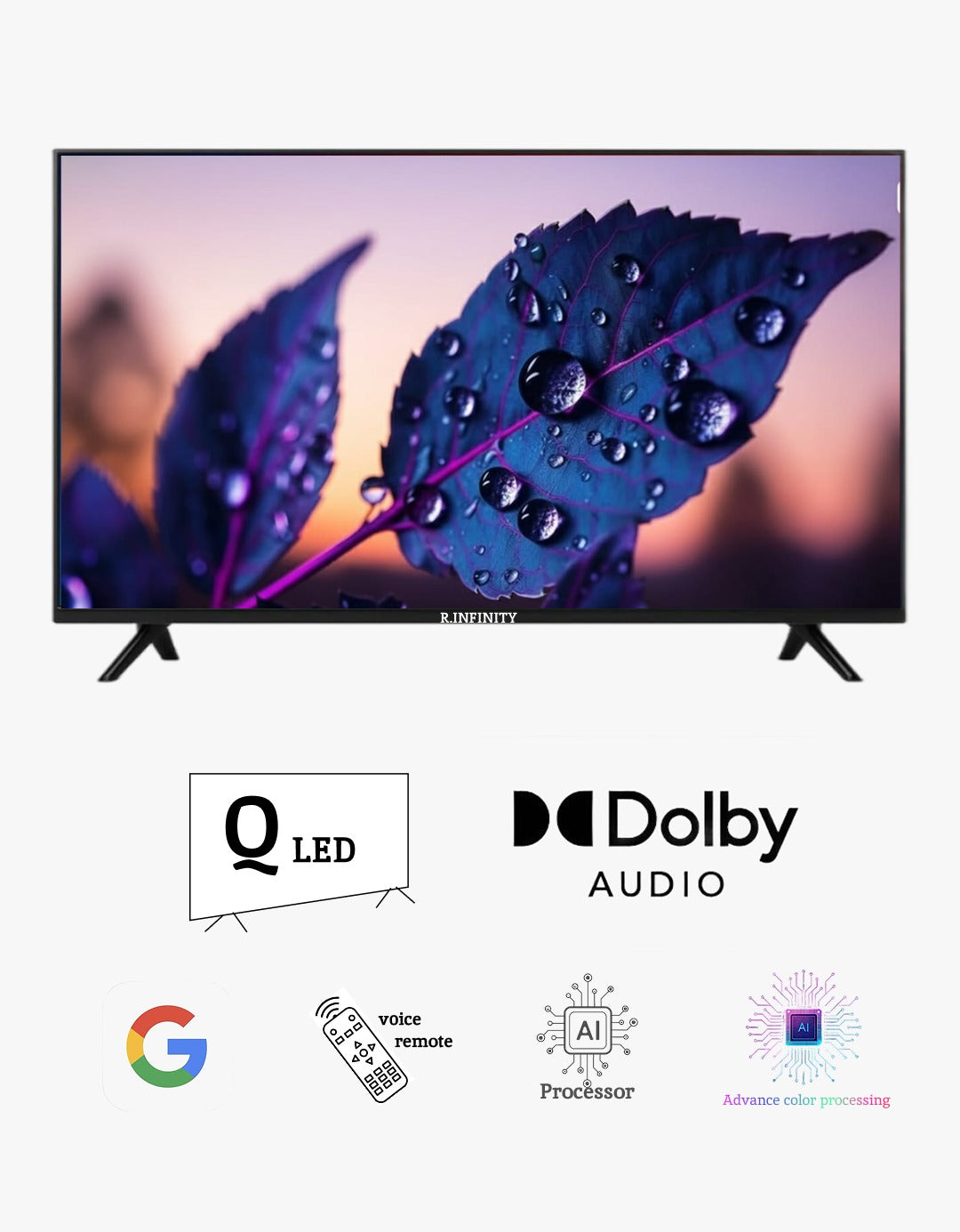R INFINITY 32 Inch Google TV