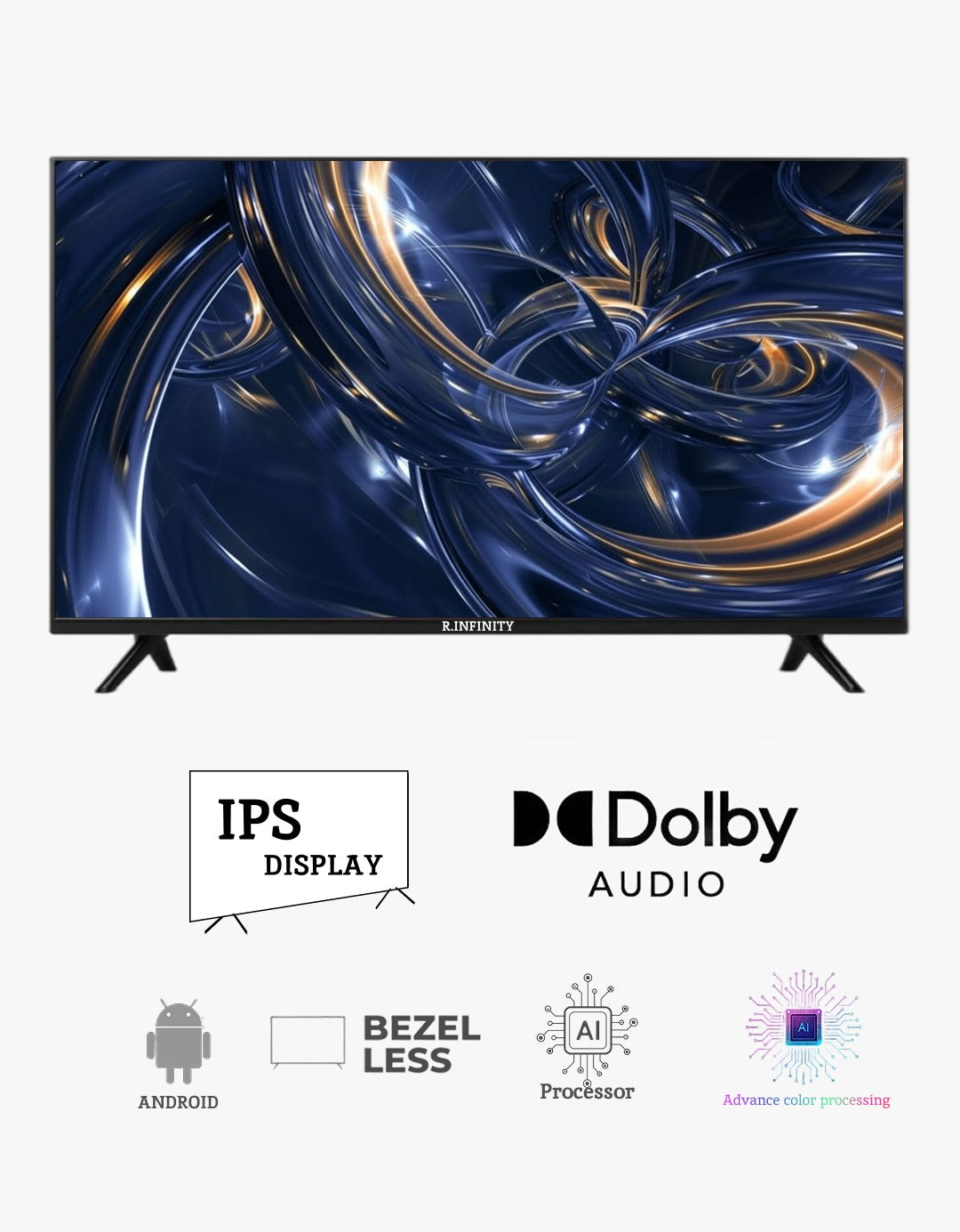 R INFINITY 50 Inch Android TV