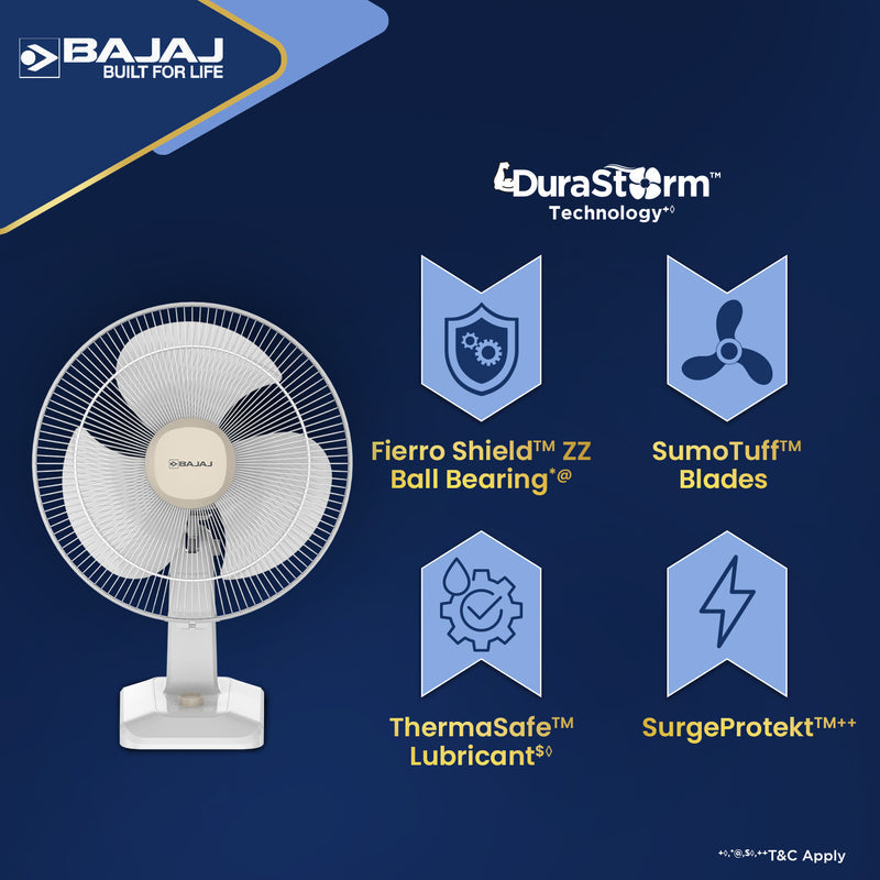 Robusto HS 400mm Table Fan