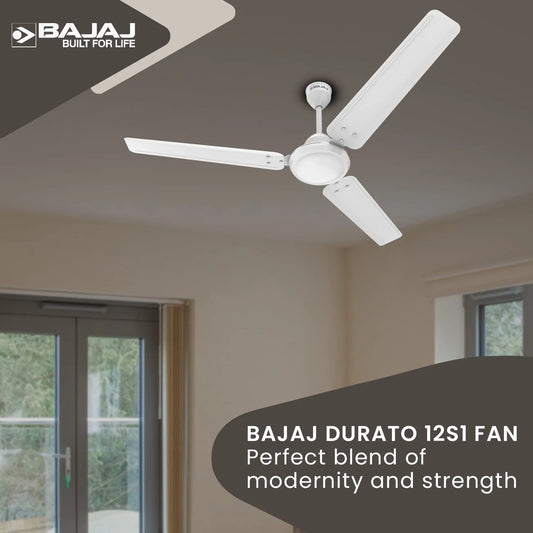 Durato 12S1 White Bajaj Celling Fan