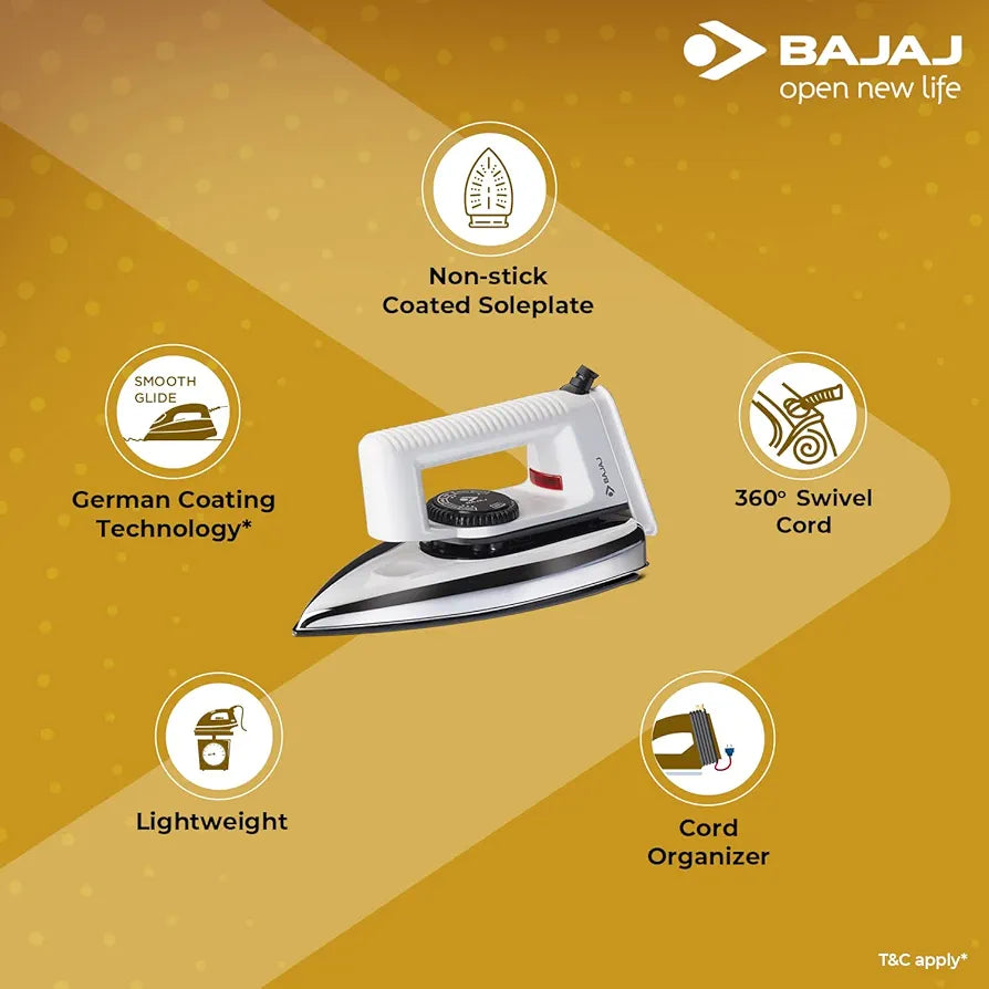 Bajaj Popular 750w-Dry Iron