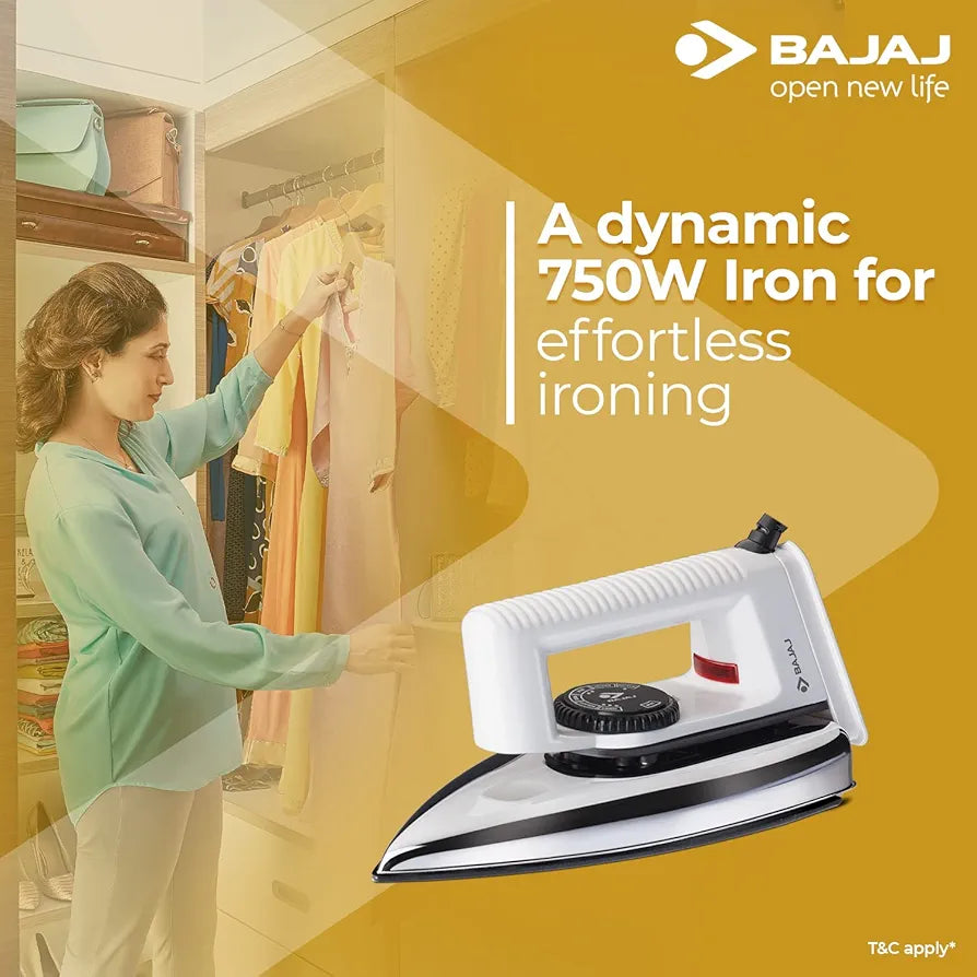 Bajaj Popular 750w-Dry Iron