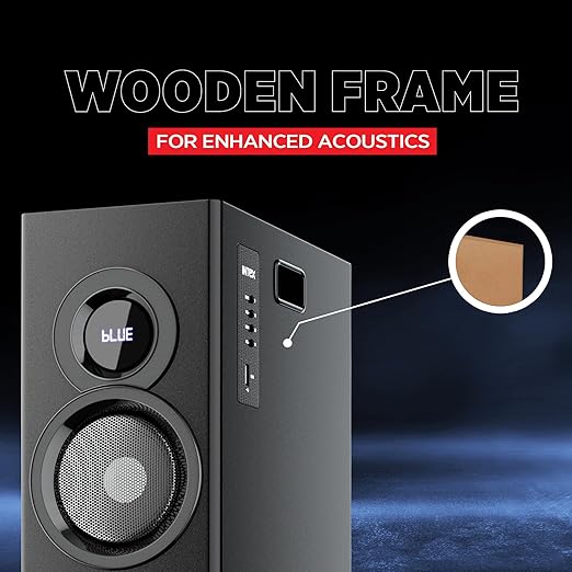 INTEX 1000-D Multimedia 100 Watt Bluetooth Dual Tower Speaker |
