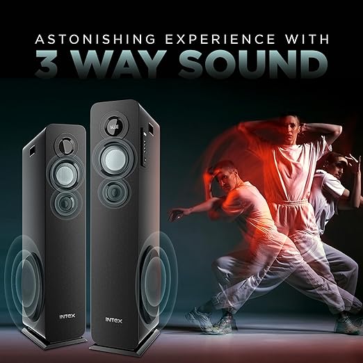 Intex TITAN1400 D Dual Tower Bluetooth Speaker 140W