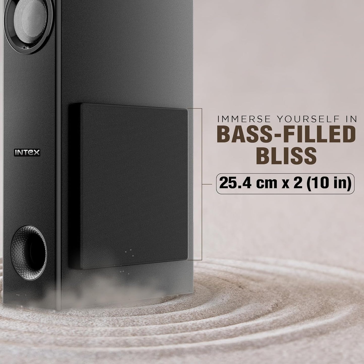 Intex 1500-D Multimedia 150 Watt Bluetooth Tower Speaker