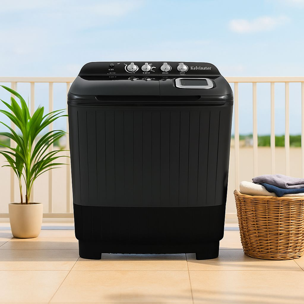 Kelvinator 12 Kg Top Loading Semi-Automatic Washing Machine, KWS C120DG