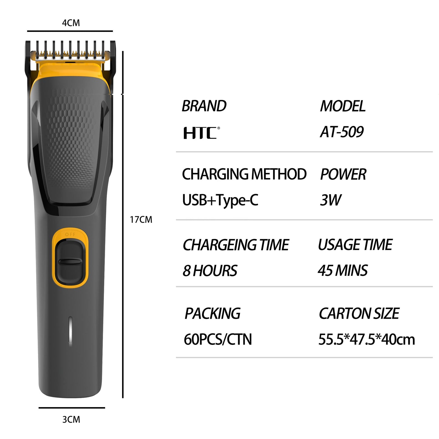 HTC AT-509 Trimmer