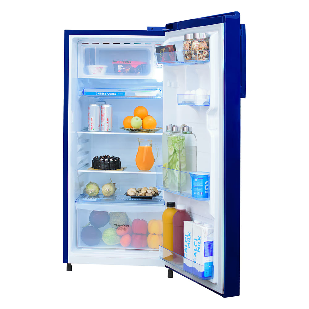 BPL Direct Cool 188 L 1 Star Single Door Refrigerator, Miley Blue, BRD-F210EAENBD