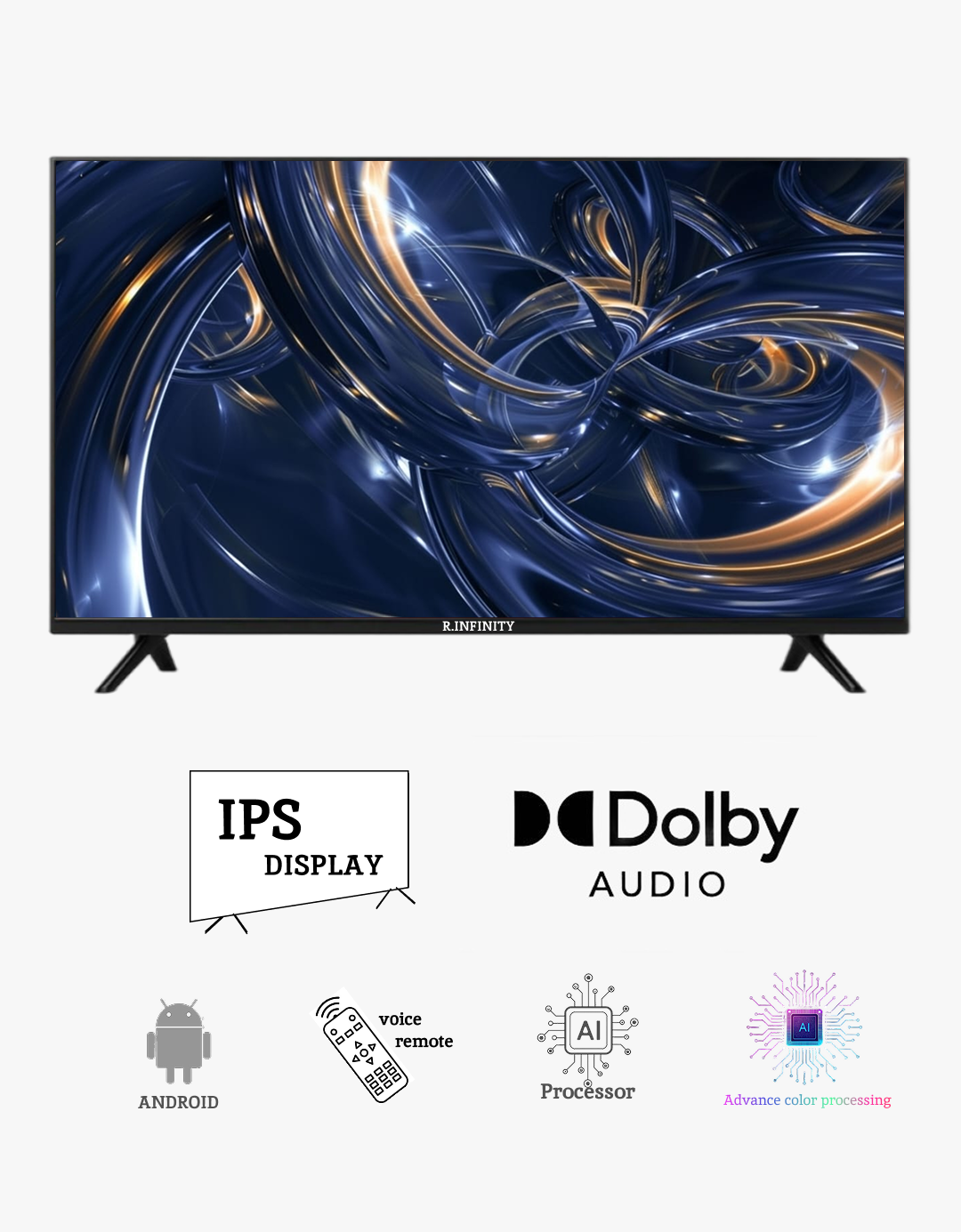 R INFINITY 50 INCH Android TV