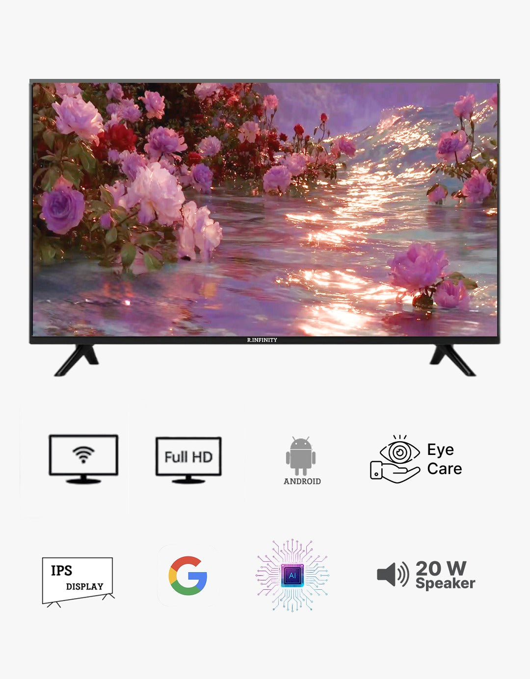 R INFINITY 43 Inch Smart TV