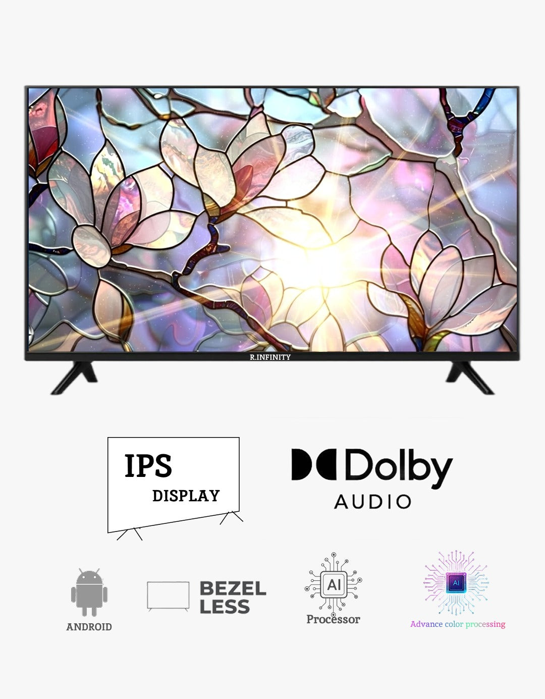 R INFINITY 43 Inch Android TV