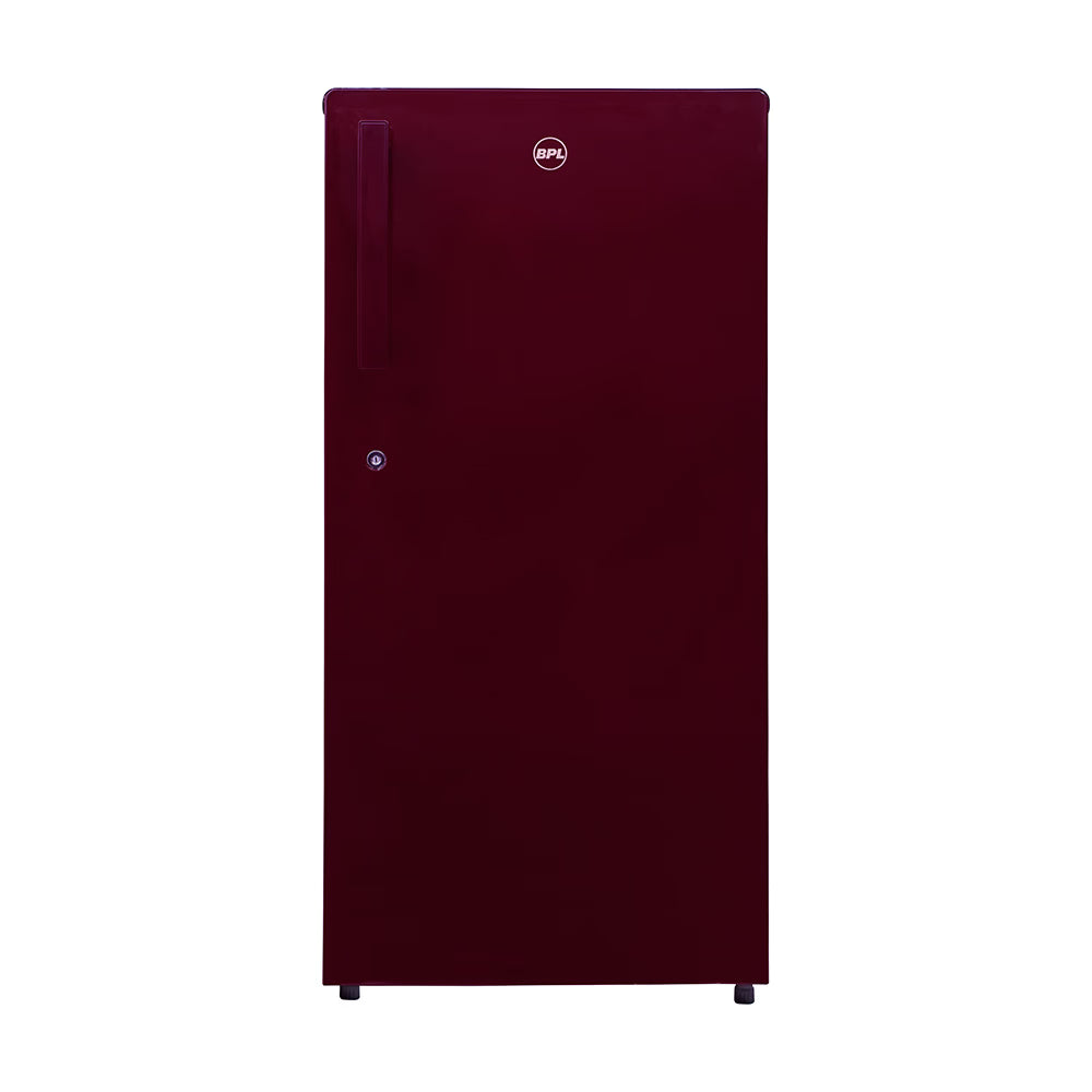 BPL BRD‑F210EAPSWD – 188L 1 Star Single Door Direct Cool Refrigerator (Wine Color)